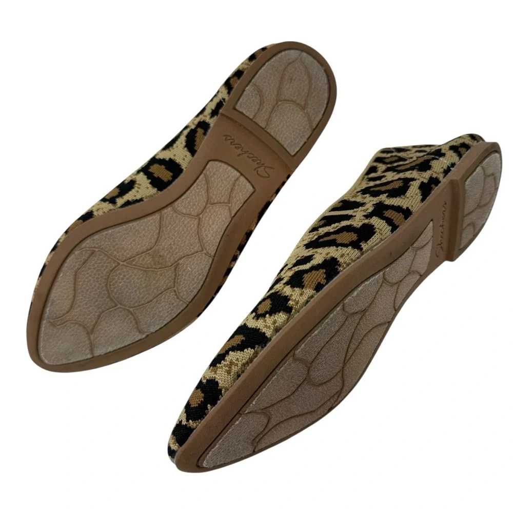 Skechers Cleo Women’s Size 9 Natural Animal Print Flats leopard print shoes